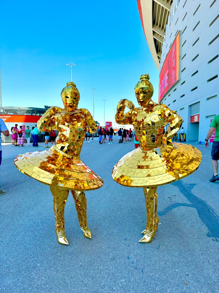 Golden Mirror Dancers view 1