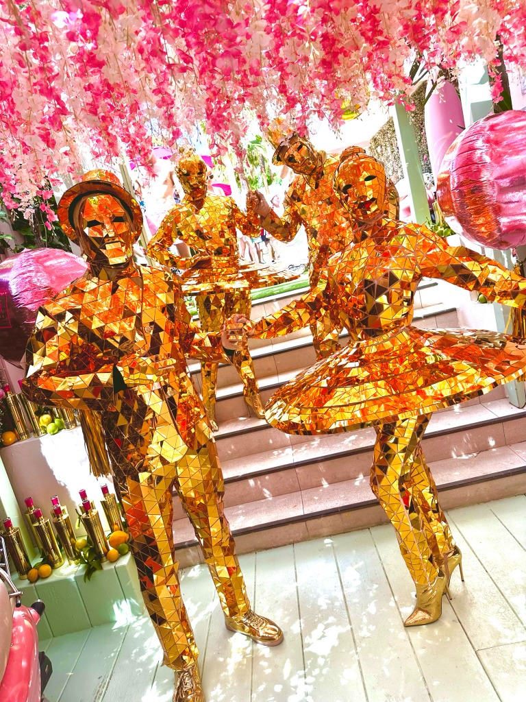 Golden Mirror Dancers view 2